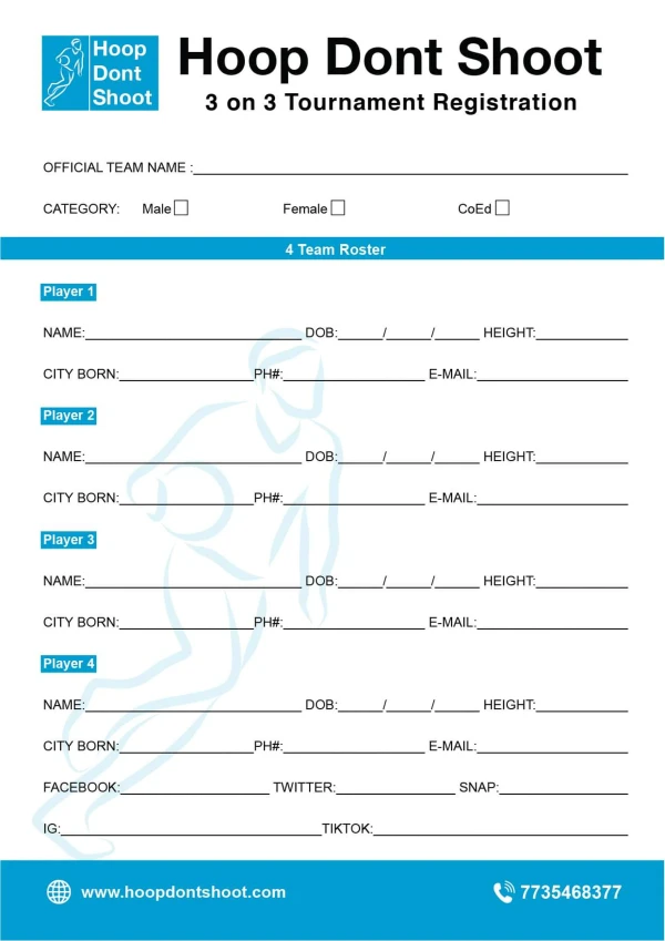 hoop dont shoot tournament registration