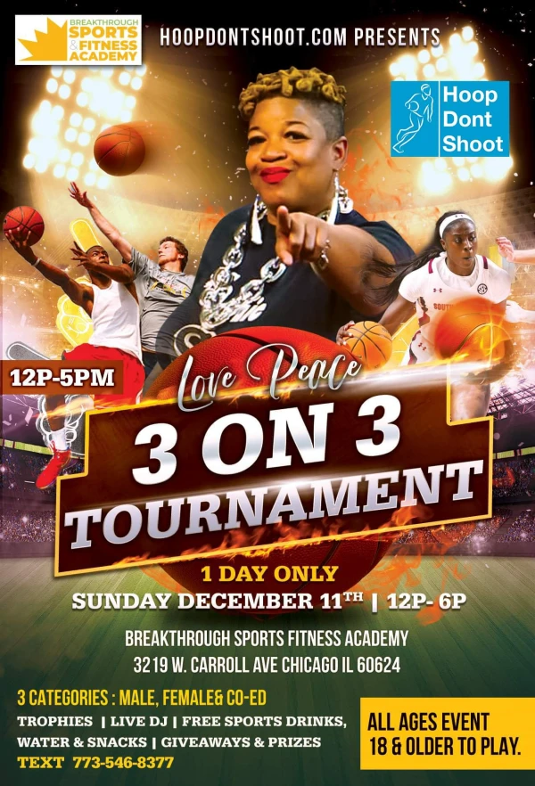 3 on 3 tournament dec 11