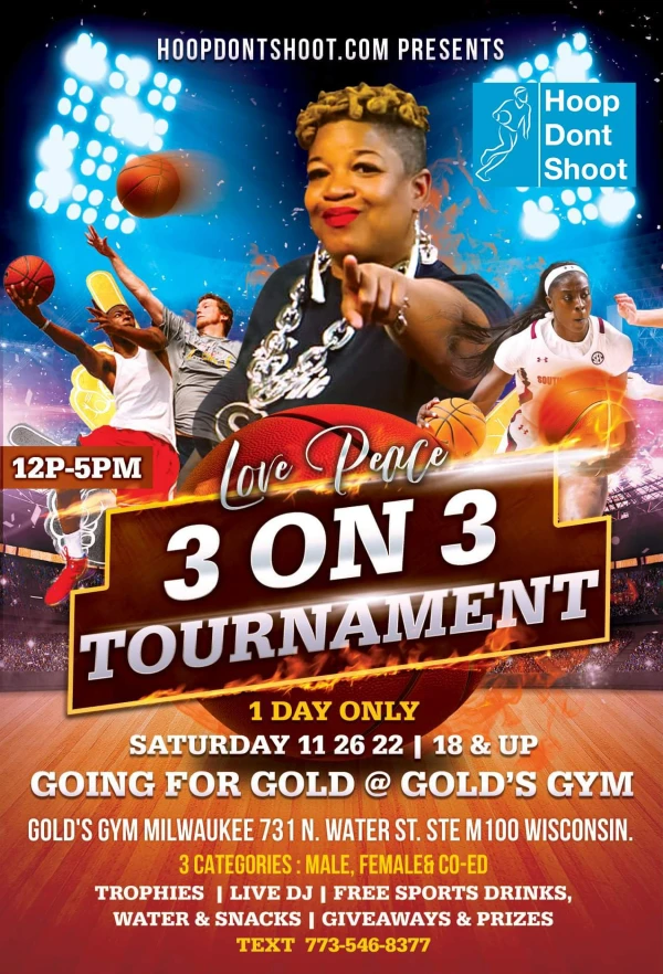 3 on 3 tournament nov 26